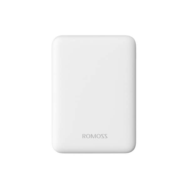 ROMOSS PURE 5 5000MAH INPUT: MICRO USB|OUTPUT: 2 X USB POWER BANK – WHITE
