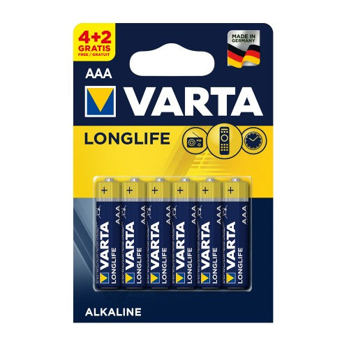 LONGLIFE BATTERIES AAA 6 PACK