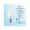 Smart WiFi Bulb 4.5W LED White Candle Bayonet