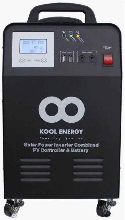 Kool Energy: Mobile Inverter Trolley 1KW 100AH 12V (Kool-MIT-1KW) H 1 X 100AH BATTERY