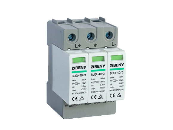 Zjbeny 3P SPD Surge Protector 1000VDC